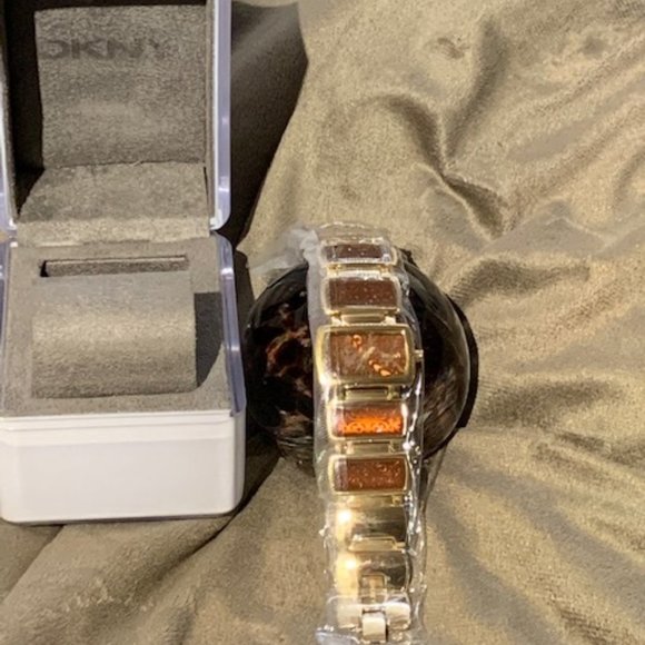 NWT DKNY NY4328 StainlessSteel Ladies Bronze Watch main image 6